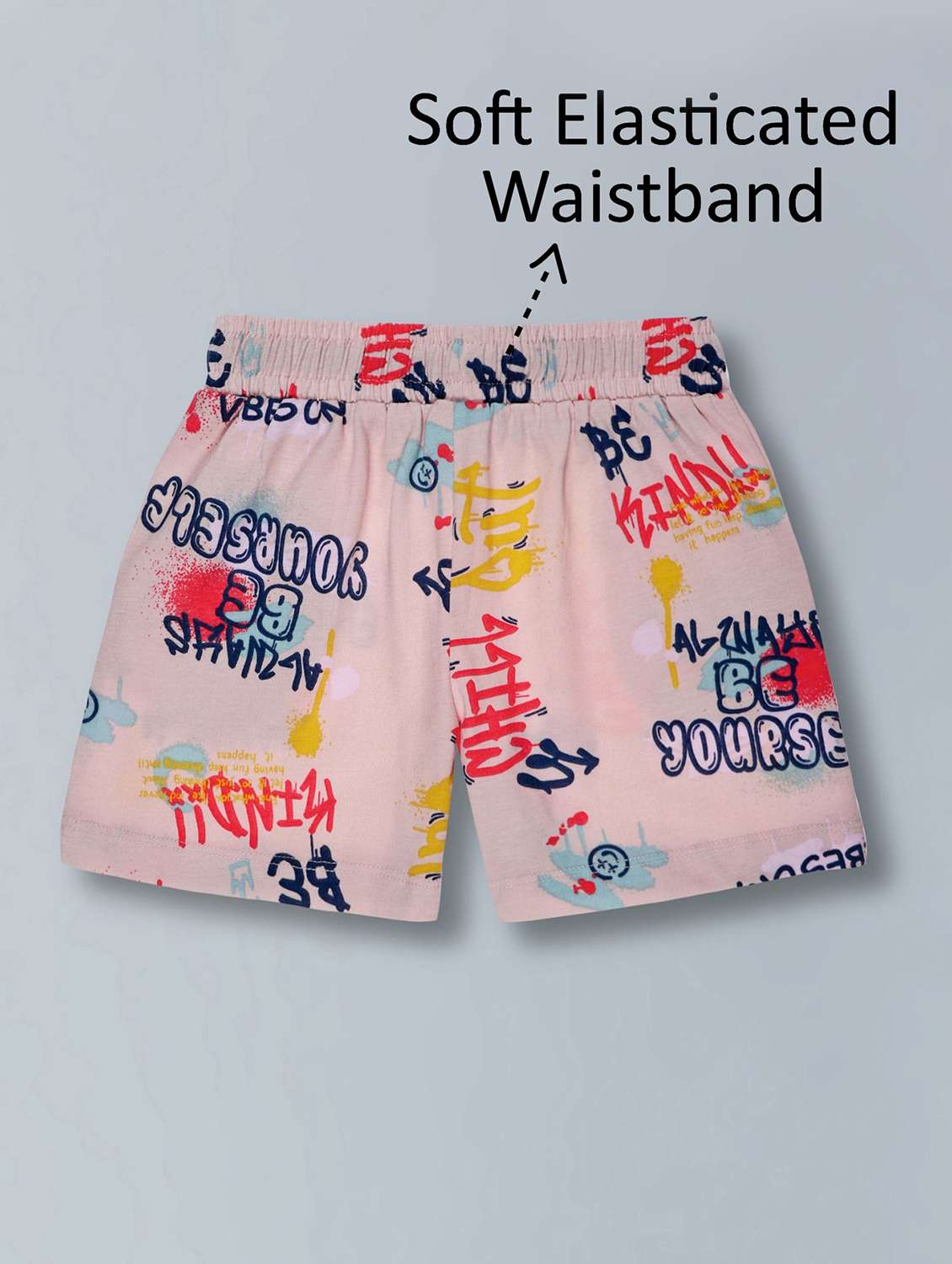 girls printed t-shirt & shorts co-ord set - 22362092 -  Standard Image - 4