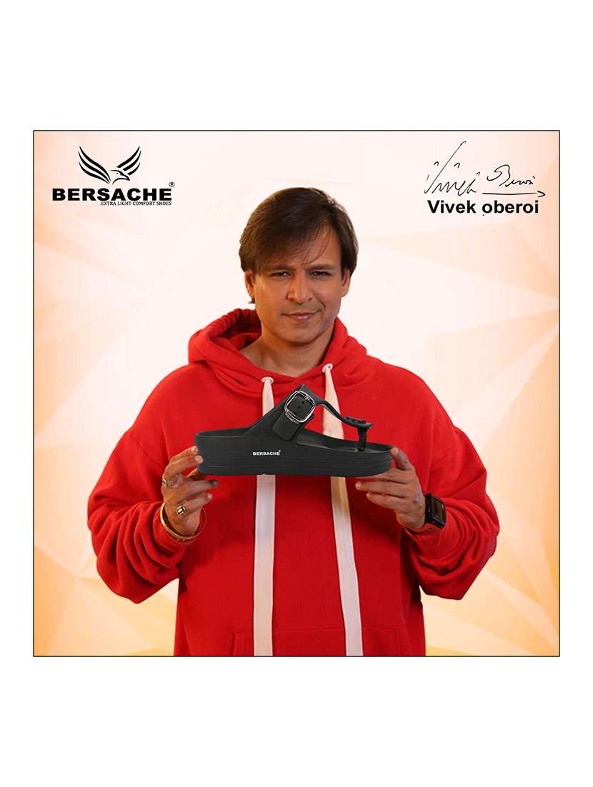 men solid slip on sandal - 22362114 -  Standard Image - 4