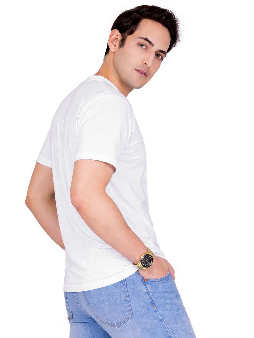 men solid short sleeve regular fit t-shirt - 22362133 -  Standard Image - 1