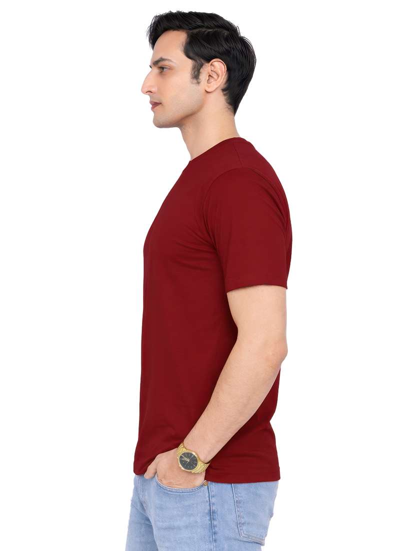 men solid short sleeve regular fit t-shirt - 22362135 -  Standard Image - 1
