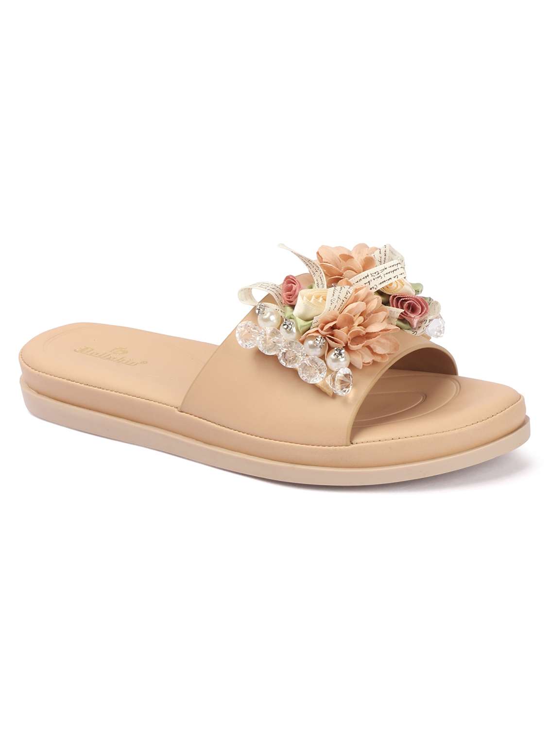 women beige slip on sandal - 22362137 -  Standard Image - 1
