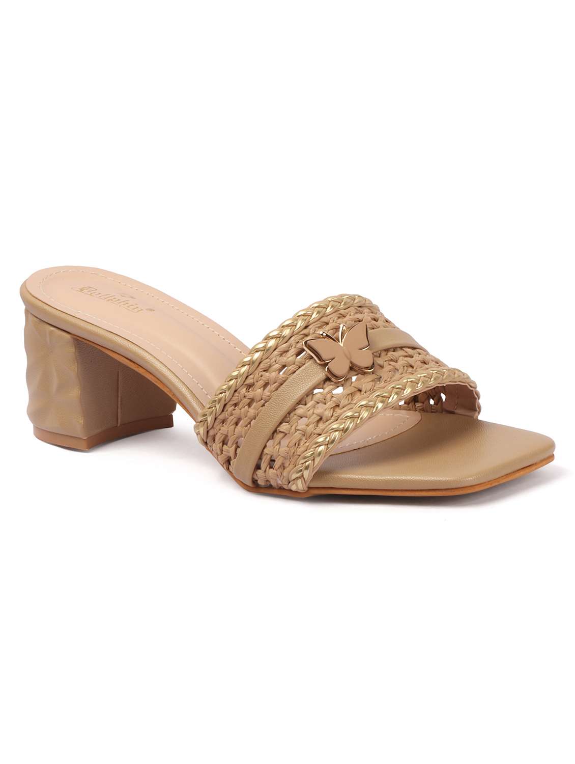 women slip on block heel sandal - 22362142 -  Standard Image - 1