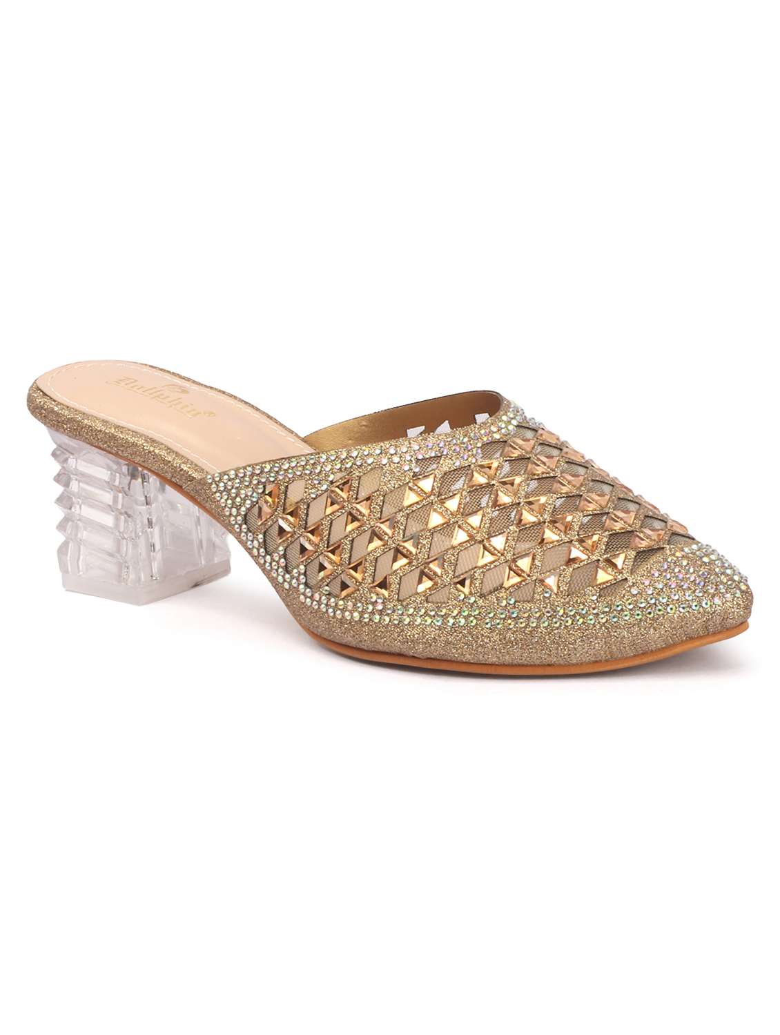 women slip on block heel mules - 22362154 -  Standard Image - 1