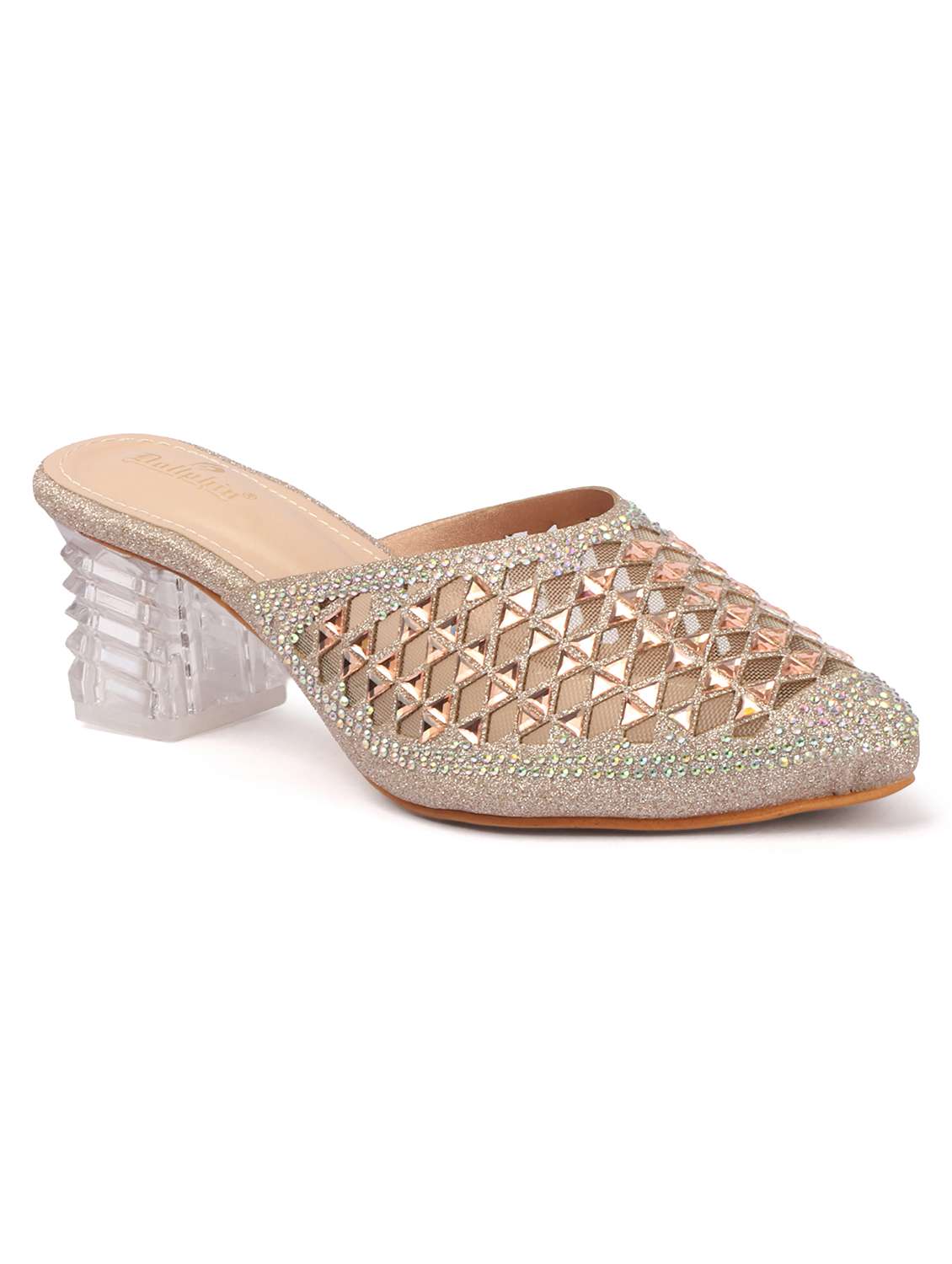 women slip on block heel mules - 22362156 -  Standard Image - 1