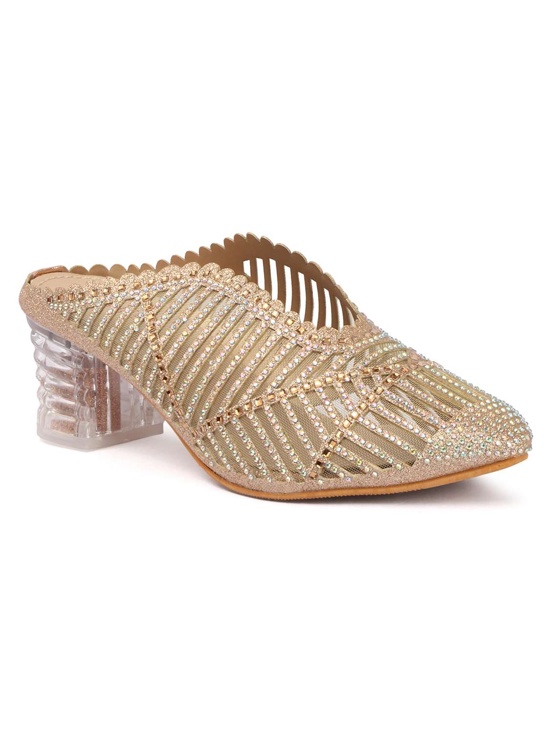 women slip on block heel mules - 22362159 -  Standard Image - 1