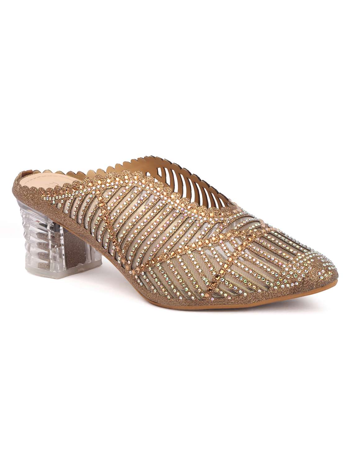 women slip on block heel mules - 22362161 -  Standard Image - 1