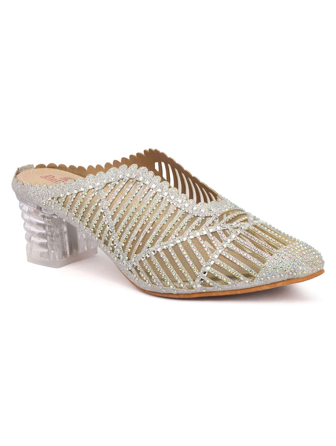 Women Slip On Block Heel Mules - 22362162 -  Standard Image - 1