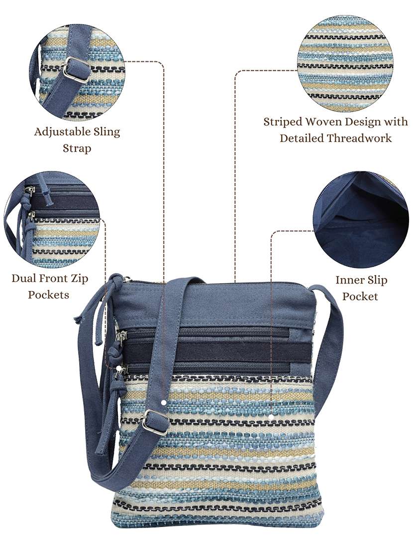 women self designed sling bag - 22362166 -  Standard Image - 4