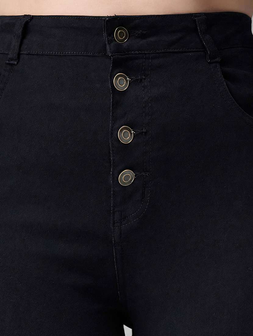 womne plus size solid high rise slim fit jeans - 22362370 -  Standard Image - 4