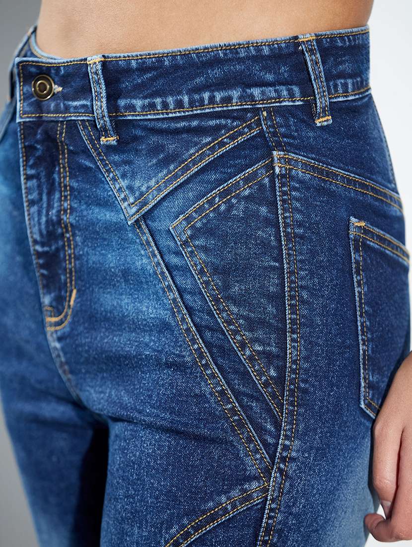 Women Solid High Rise Bootcut Jeans - 22362386 -  Standard Image - 4