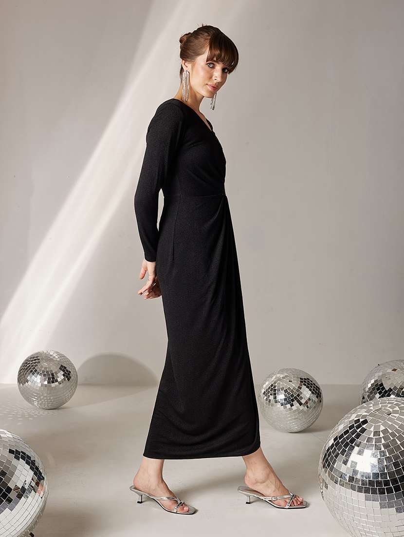 women sequined long sleeve sheath dress - 22362436 -  Standard Image - 1