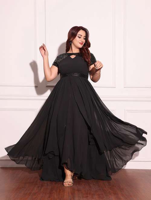 pink in red dress Whitney Maxi Dress