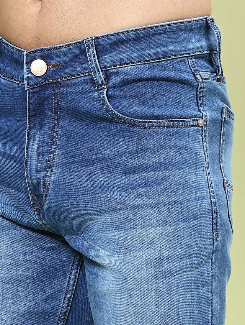 Men Washed Mid Rise Slim Fit Jeans - 22362861 -  Standard Image - 1