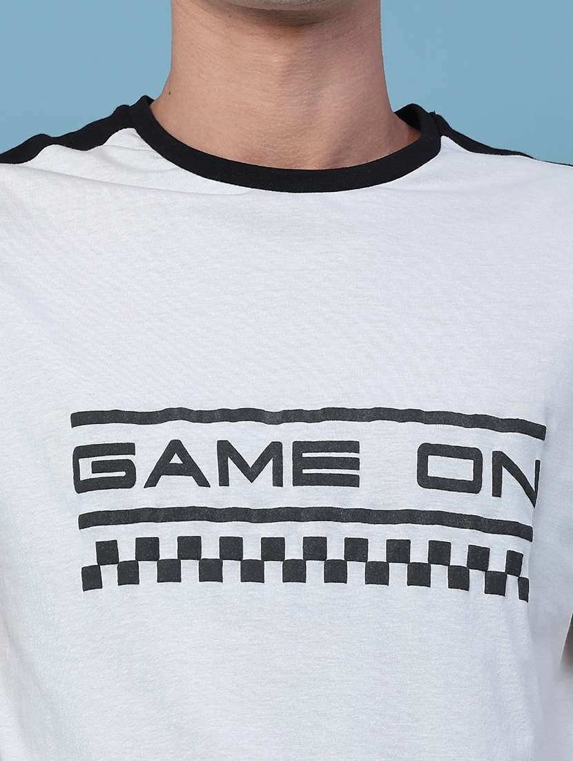 men printed short sleeve regular fit t-shirt - 22362889 -  Standard Image - 1