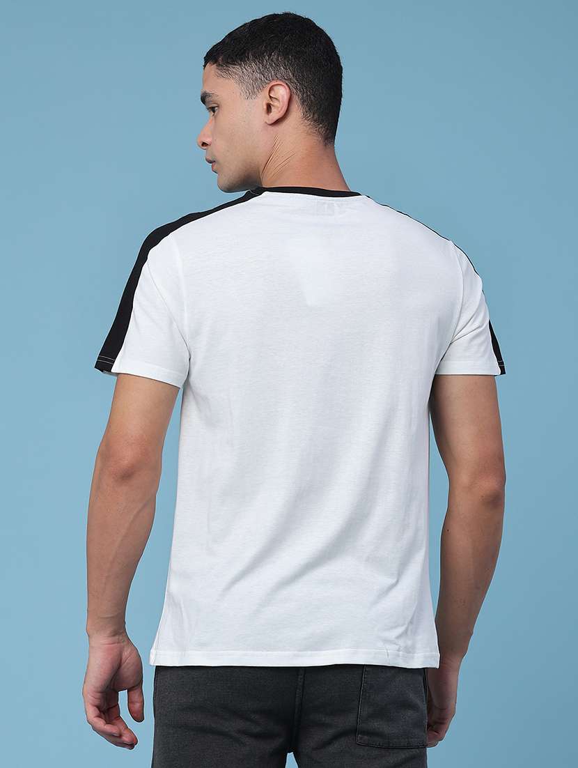 men printed short sleeve regular fit t-shirt - 22362889 -  Standard Image - 4