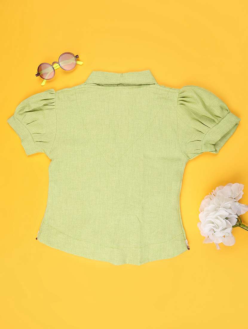 light green cotton  top - 22362931 -  Standard Image - 1