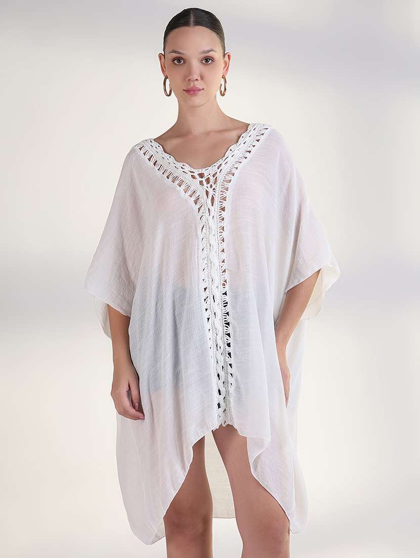 women self desinged kimono sleeve kaftan - 22363241 -  Standard Image - 1