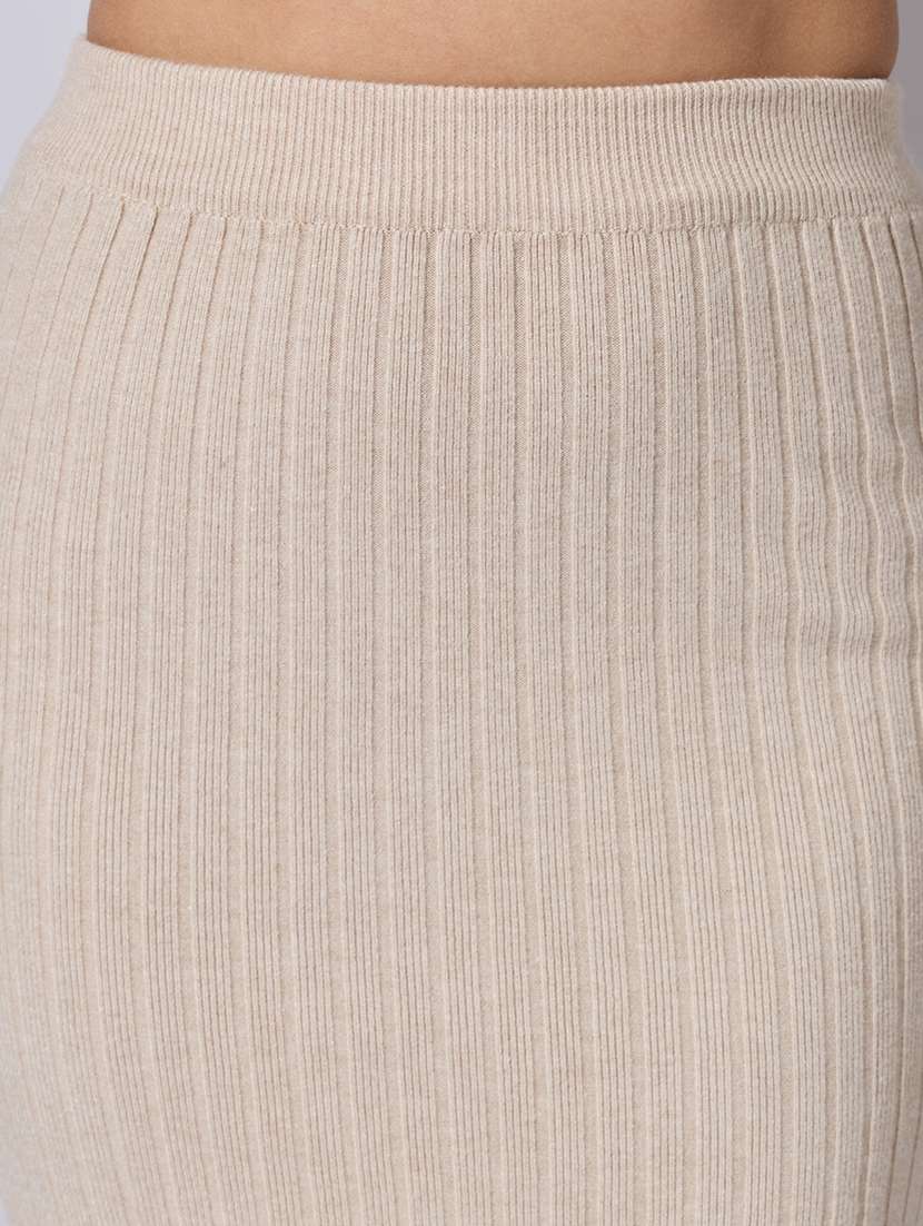 women solid high rise pencil skirt - 22363366 -  Standard Image - 4