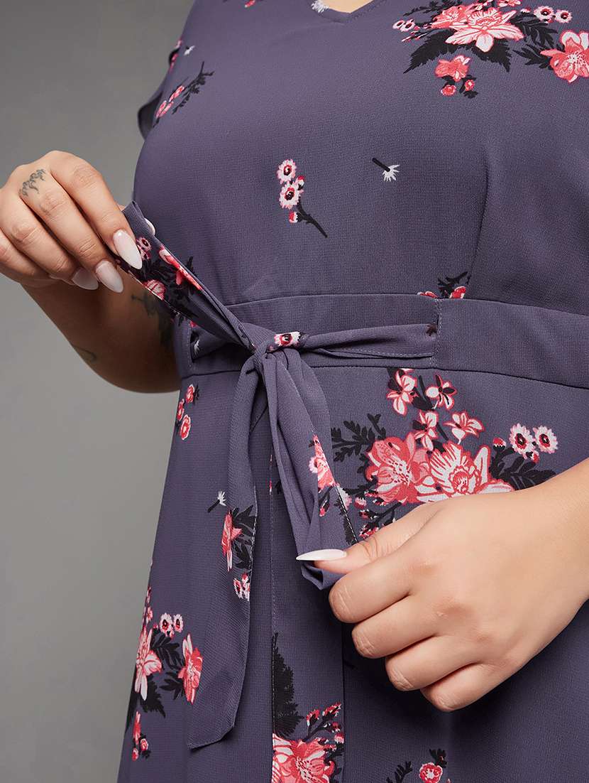 women plus size printed a-line dress - 22363648 -  Standard Image - 4