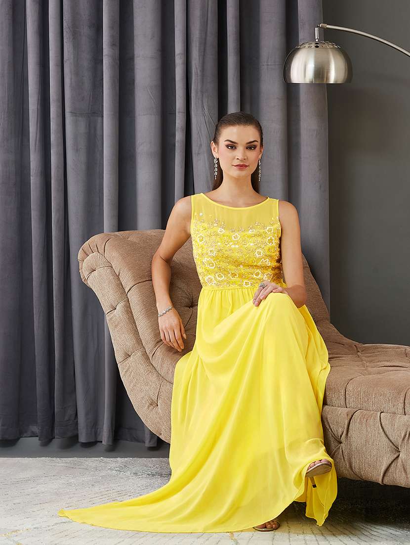 women embellished sleeveless fit & flare dress - 22363683 -  Standard Image - 4