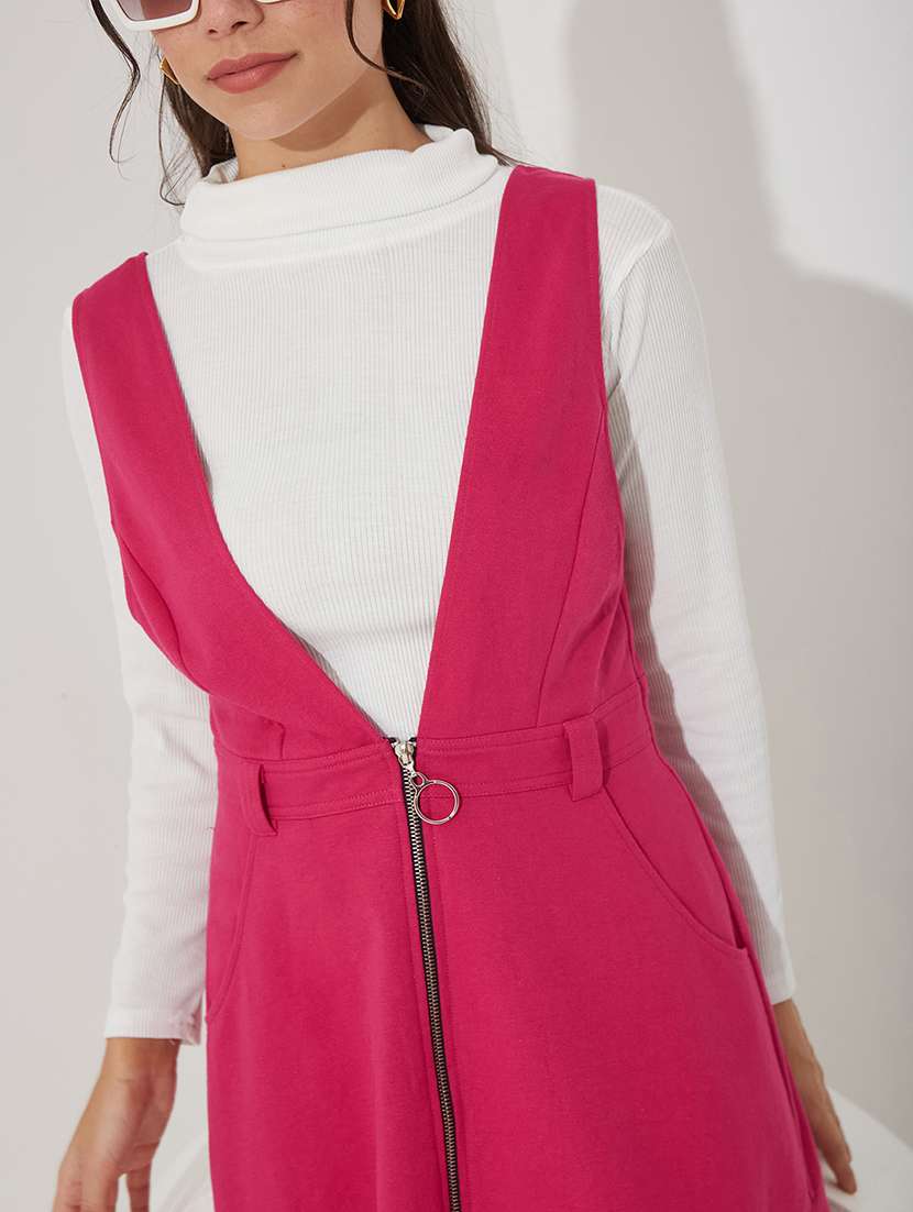 women solid sleeveless tiered dress - 22363830 -  Standard Image - 4