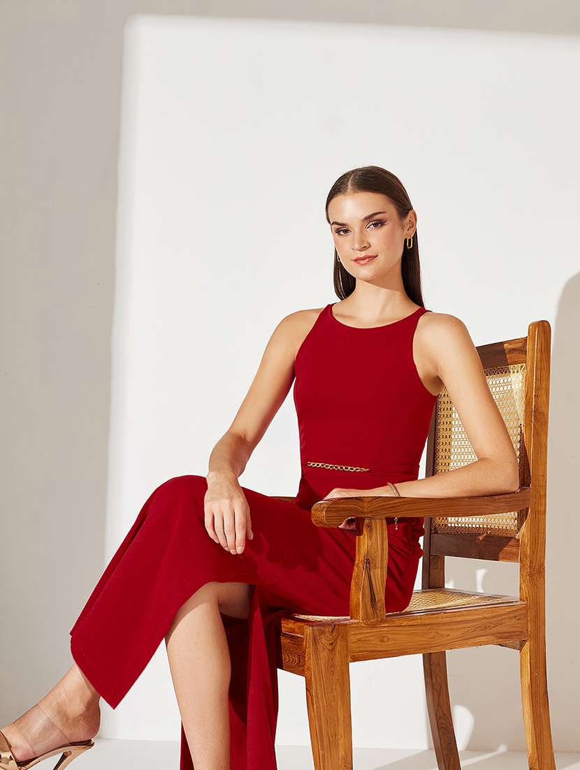 women solid sleeveless bodycon dress - 22363865 -  Standard Image - 4