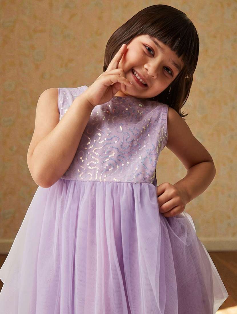 girls embellished sleeveless fit & flare dress - 22363909 -  Standard Image - 4