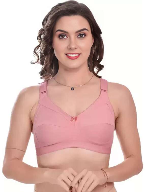 women pack of 3 solid minimizer bra - 22363939 -  Standard Image - 1