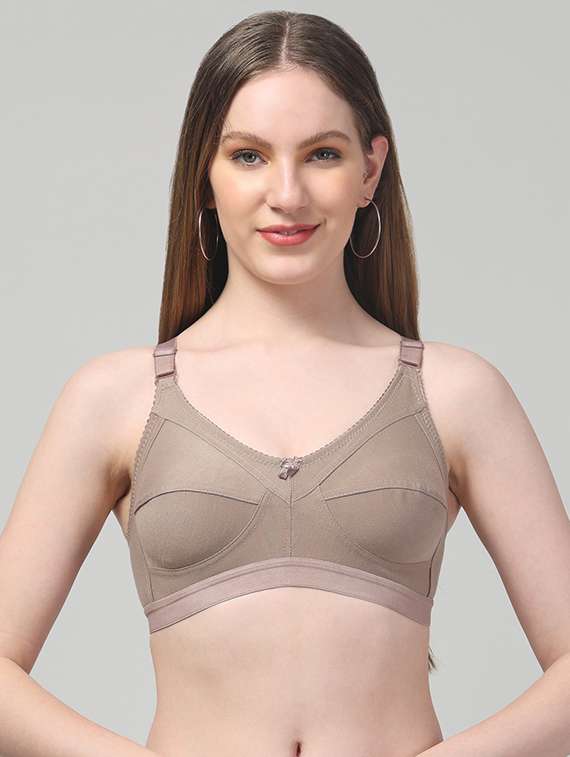 women pack of 3 solid non wired bra - 22363942 -  Standard Image - 1
