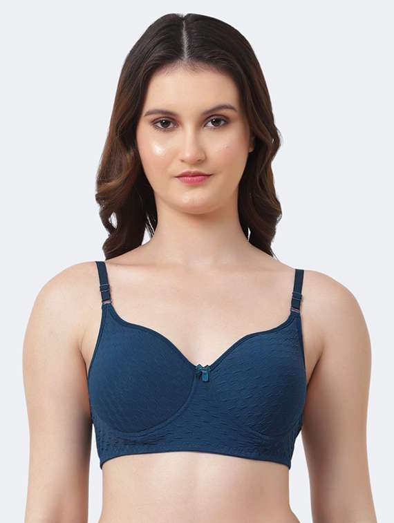 women pack of 3 solid non wired bra - 22363944 -  Standard Image - 1