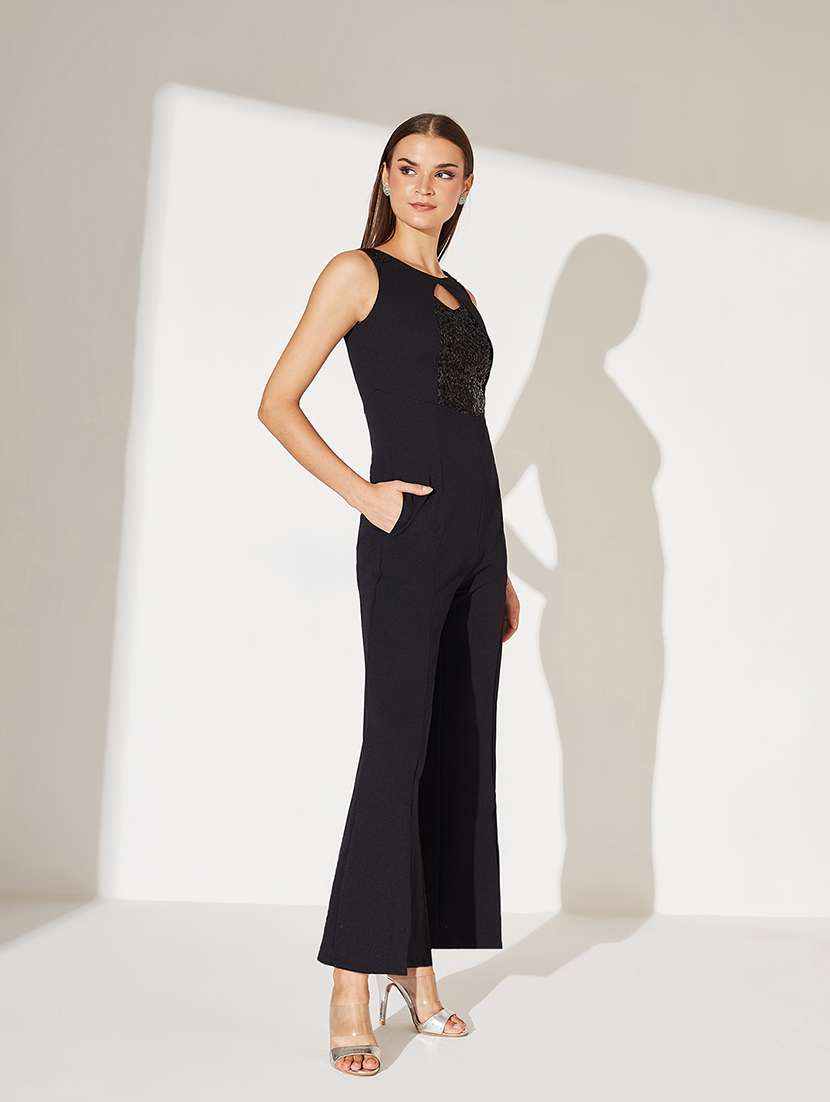 women embellished sleeveless jumpsuit - 22364143 -  Standard Image - 1