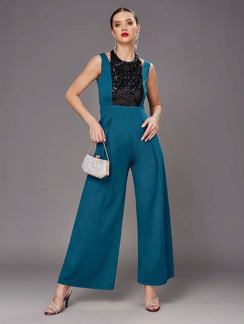 women sequined sleeveless jumpsuit - 22364153 -  Standard Image - 1