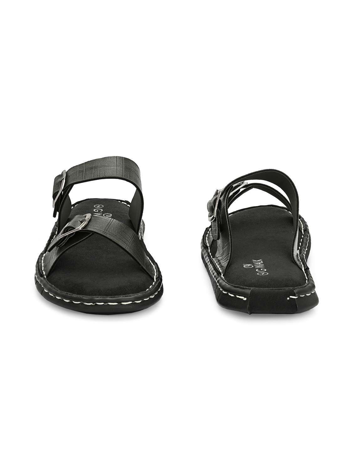 men solid slip on sandal - 22364251 -  Standard Image - 4