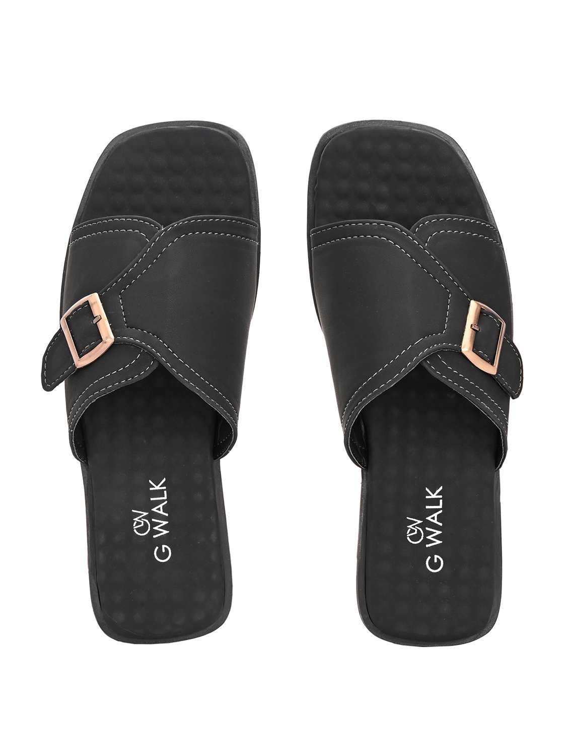 men solid slip on sandal - 22364253 -  Standard Image - 4