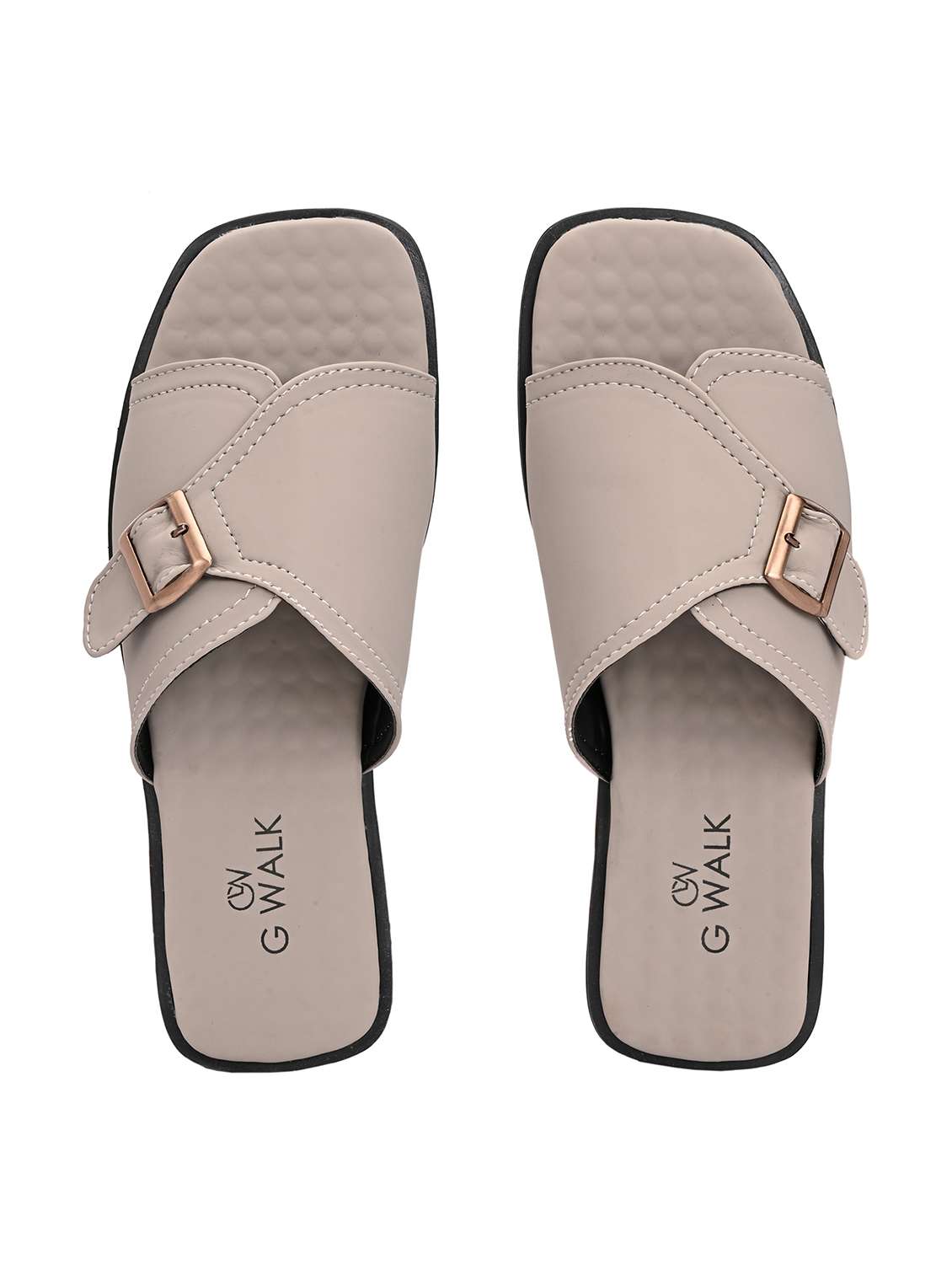 men solid slip on sandal - 22364254 -  Standard Image - 4