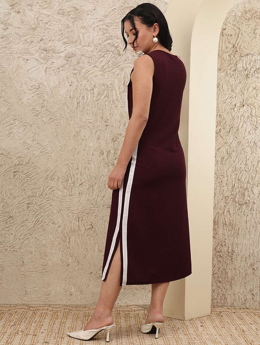 women tapered sleeveless a-line dress - 22364432 -  Standard Image - 4