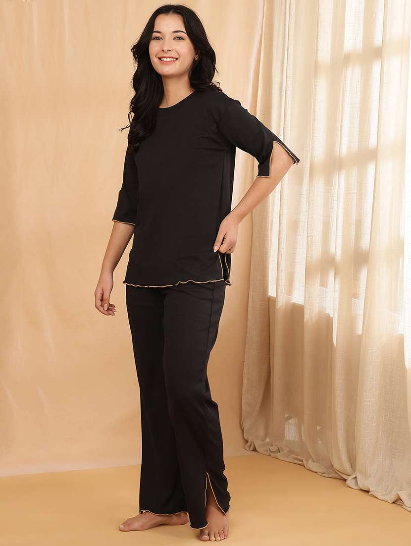 women printed nightwear pyjama set  - 22364493 -  Standard Image - 1