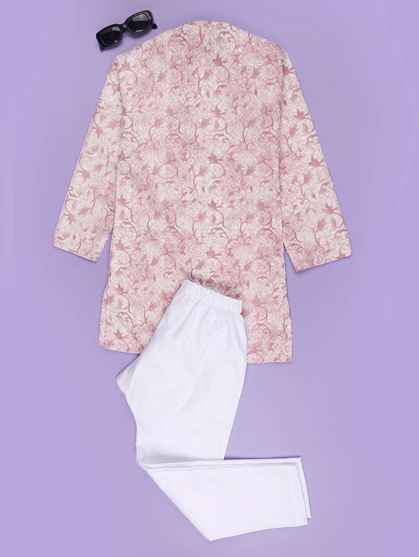 pink cotton kurta sets kurtas & set - 22367398 -  Standard Image - 1
