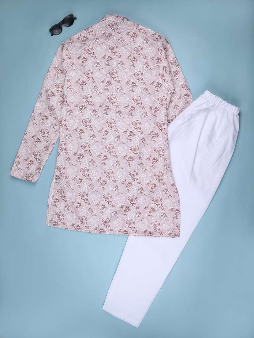 pink cotton kurta sets kurtas & set - 22368079 -  Standard Image - 1
