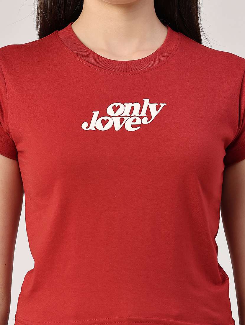 women printed short sleeves regular t-shirt - 22368247 -  Standard Image - 1
