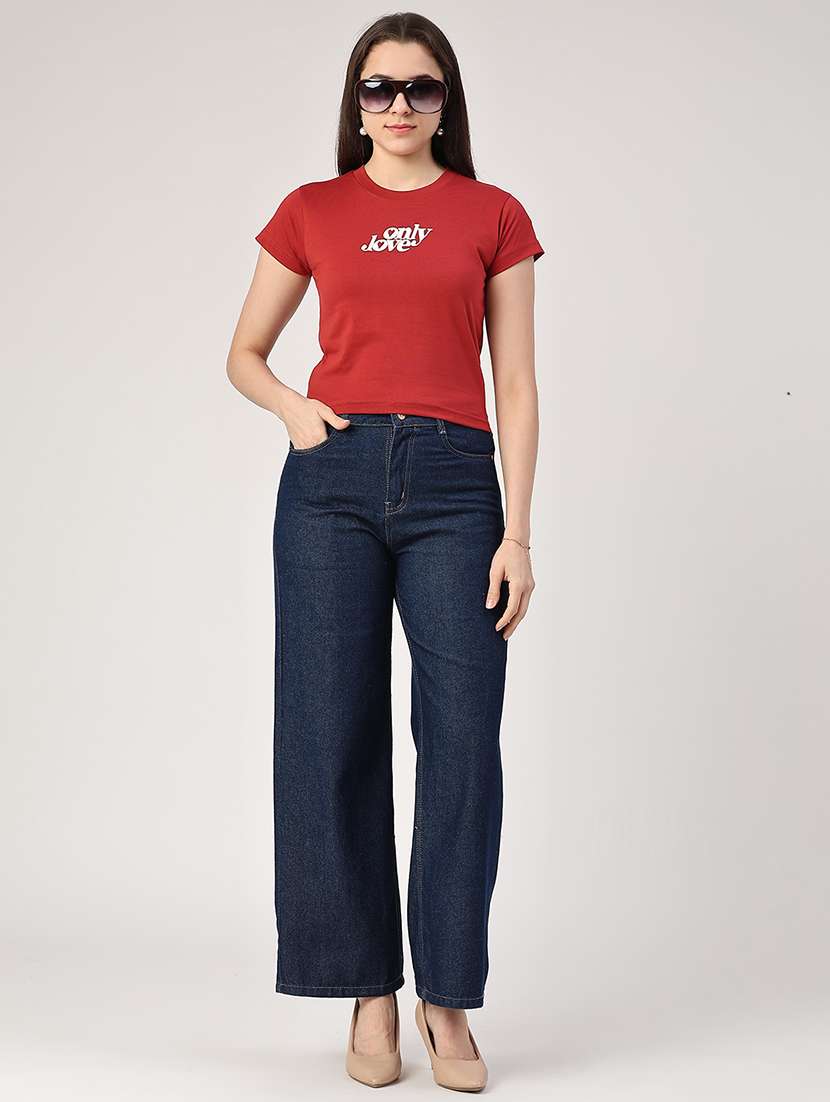 women printed short sleeves regular t-shirt - 22368247 -  Standard Image - 4