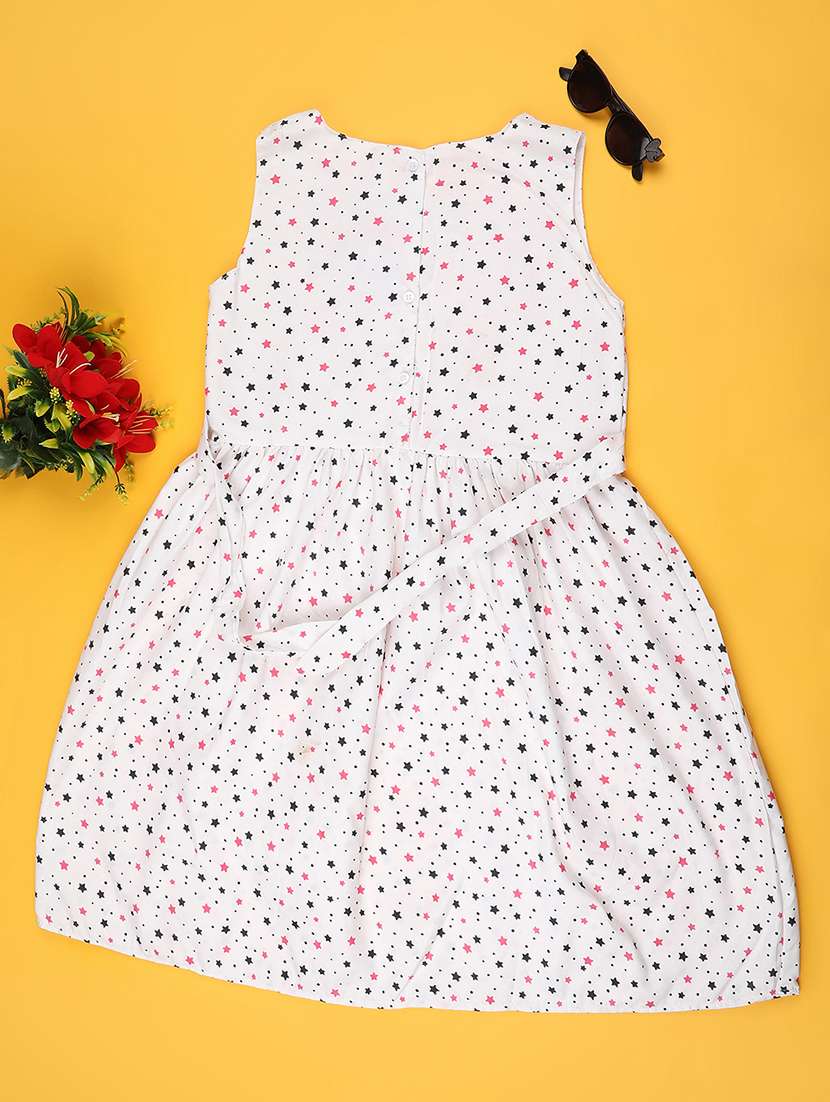 white cotton frock - 22368266 -  Standard Image - 1