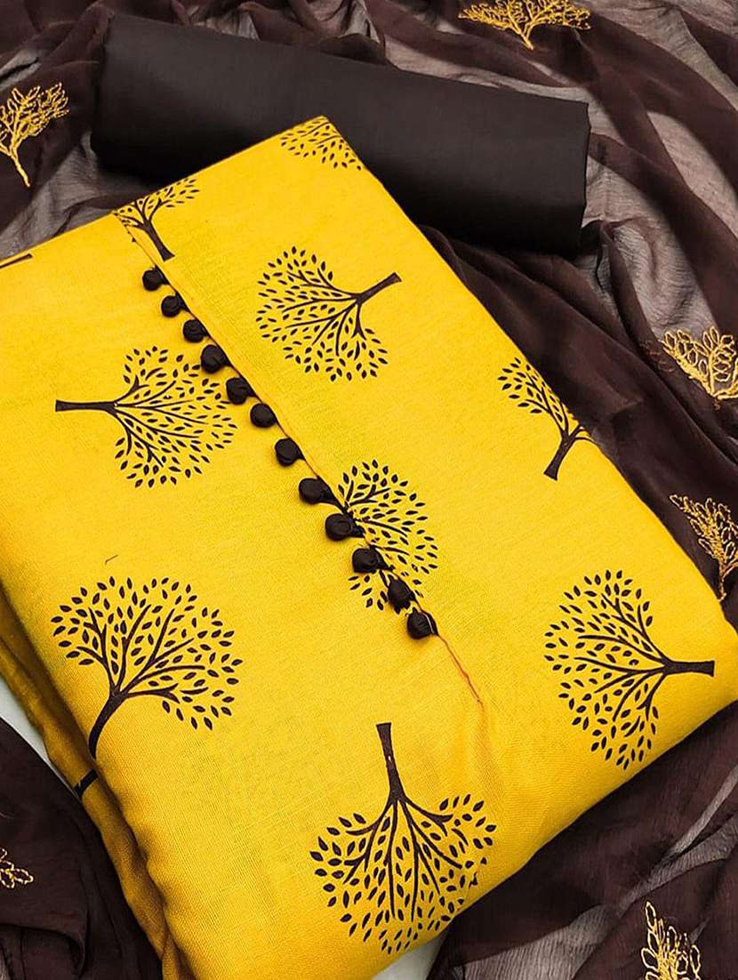 women printed unstitched suit set - 22368337 -  Standard Image - 1