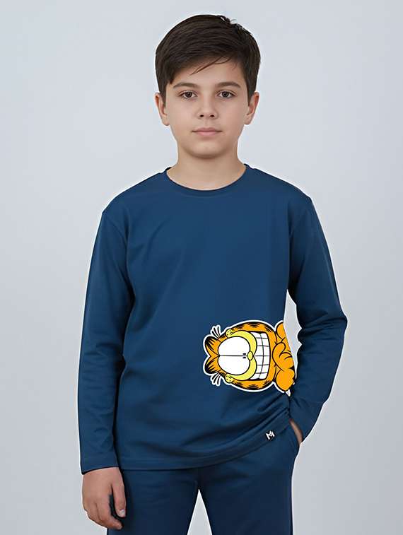 boys printed t-shirt and jogger set - 22368522 -  Standard Image - 1