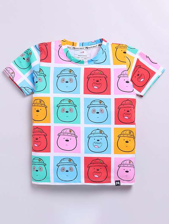 kids printed t-shirt and jogger set - 22368536 -  Standard Image - 1