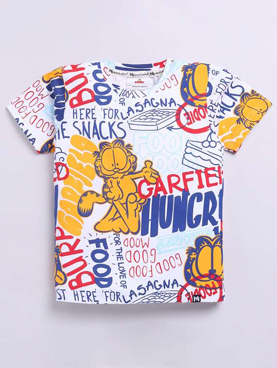 kids printed t-shirt and jogger set - 22368538 -  Standard Image - 1