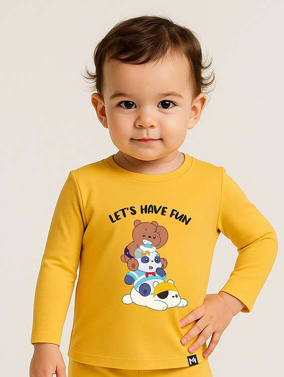 Kids Printed T-shirt And Jogger Set - 22368539 -  Standard Image - 1