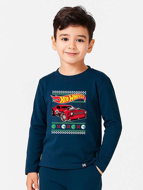 Kids Printed T-shirt And Jogger Set - 22368542 -  Standard Image - 1