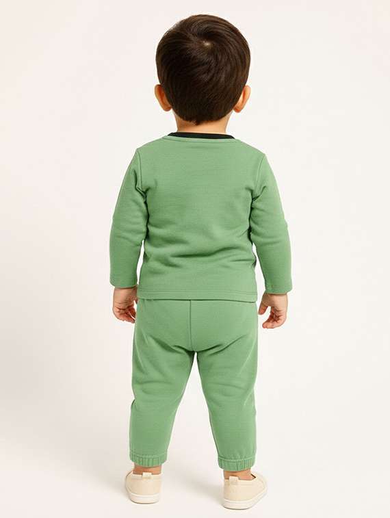 Kids Printed T-shirt And Jogger Set - 22368551 -  Standard Image - 1