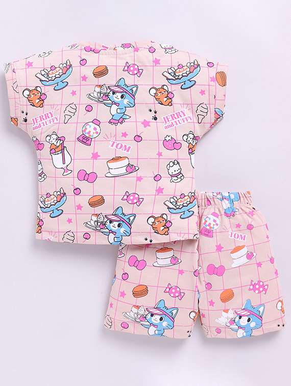 kids printed t-shirt and shorts set - 22368576 -  Standard Image - 1